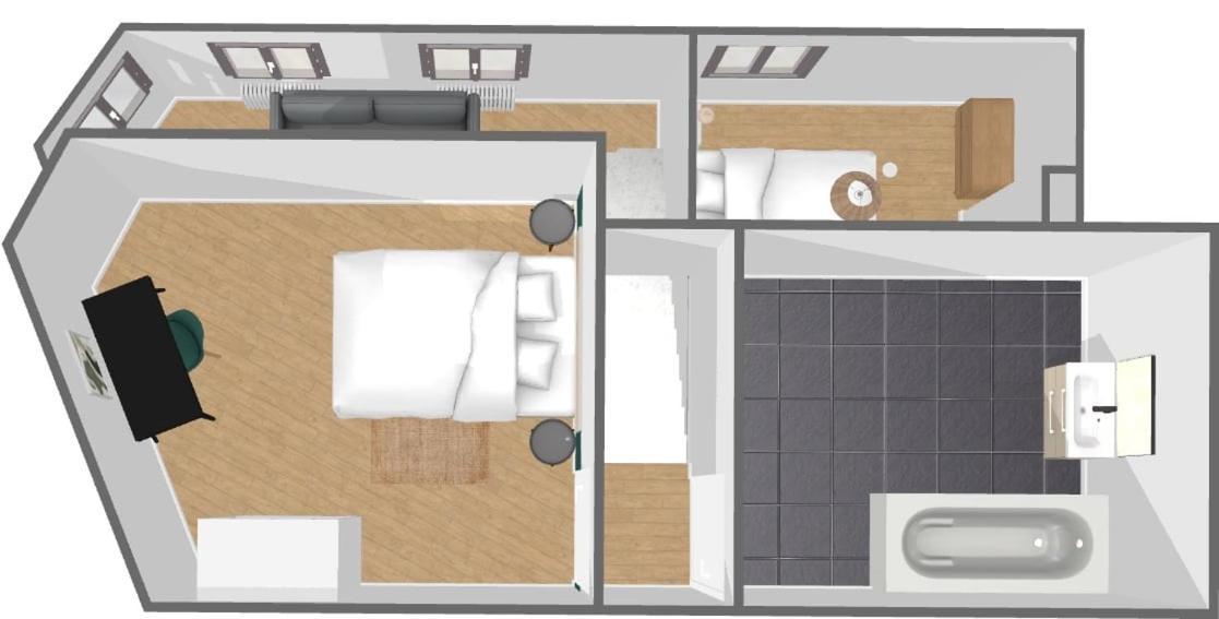 Duplex 2 Bedrooms 2 Bath Lille Exterior foto